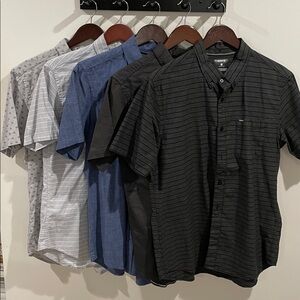Hurley Button Up Shirt Bundle